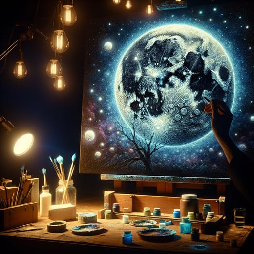 Glow-in-the-Dark Moon activity