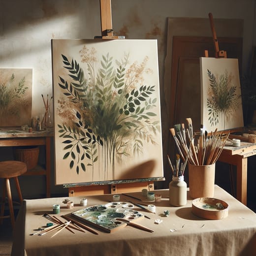 Loose Botanical Painting activity