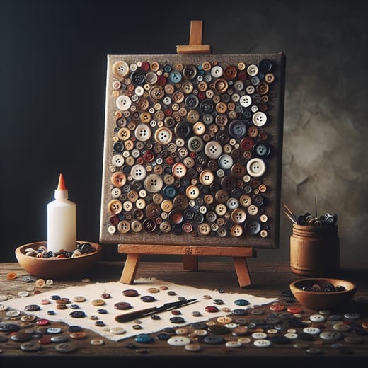 Button Collage Canvas activity