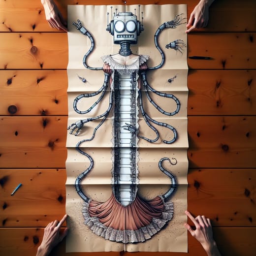 Exquisite Corpse Drawing activity